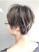 ハイライト×マッシュショート