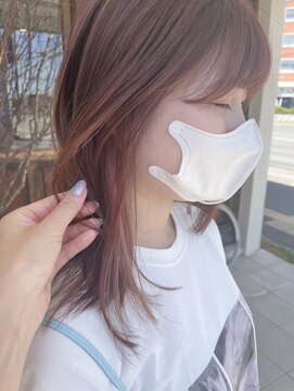 フランジェッタヘアー(Frangetta hair) キャンディーピンク