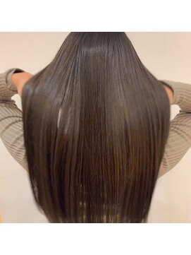 オースティン 流山おおたかの森(AUSTIN) 大人かわいい前髪セシルカットココアブラウンフリンジウェーブ