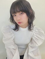 ルービック 和歌山(Rubik's)&nbsp;外ハネエアリーウルフヘア×透明感グレージュ×インナーカラー