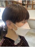 ゲストスタイル　マスク対応耳だしベリーショート