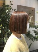 ボブ　似合わせカット×デザインカラー