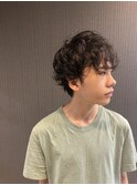 外国人風強めパーマ【理容室】蒲田/床屋/バーバー