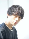 メンズパーマ/ツイストスパイラルパーマ/波巻きスパイラルパーマ