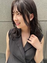 アトリエ フェム(atelier.fem)&nbsp;アッシュダークカラー×ウェーブミディアム