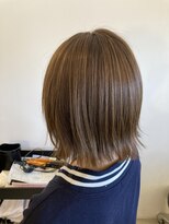 レポヘアー(Repos hair)&nbsp;20代30代大人可愛いエアリーボブラベンダーベージュ