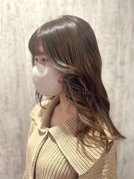 テトテ 門戸厄神店(tetote) ◇ミディアムレイヤー/顔まわりカット◇