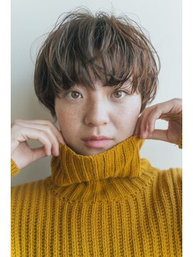 ガレージ バイ グリーン 原宿 表参道(Garage by green) 【loki】エアーウェーブ×マッシュショート