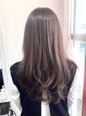 春スタイル♪ドライカットでエアリー&束感×グレージュカラー