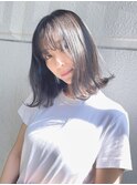 《sheer》#ナチュラルカラー#オリーブグレージュ