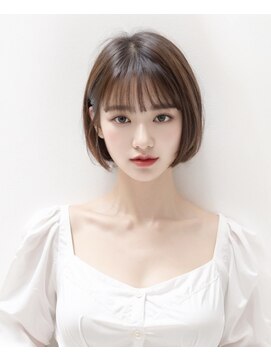 ヘアーアンドエステティック アイビジン 四日市店(Hair&Esthetic I BiJiN) ナチュラルボブ