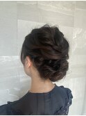 お呼ばれ ヘアセット