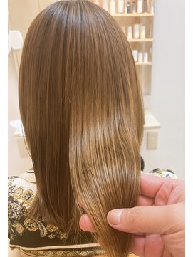 ヘアーアンジュ(Hair Ange) ハイトーンストレート☆20代30代40代50代