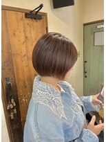 テント(tento)&nbsp;ピンクブラウン　ショートボブ