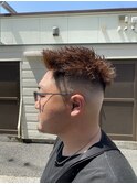 MEN'S/ダークアッシュ/アッシュ/カルマパーマ/ベリーショート2