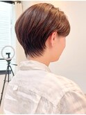40代50代60代くびれ丸みショート小顔愛されグレージュカラー