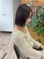 オーシャン(Ocean) 【OceanHair&Life田中愛梨】20代30代切りっぱなし/深みピンク