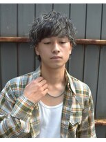 フリーク バーバーショップ 都島店(FREAK BARBER SHOP)&nbsp;マッシュウルフ ニュアンス ソフトツイスト ハイライト シャドー