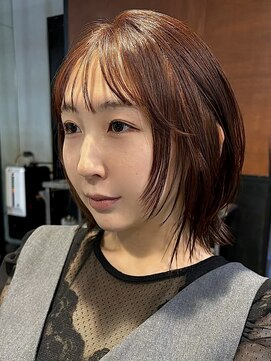 メイカ(MEIKA) 【 ボブ ×  レイヤー ×  オレンジブラン 】浅野美紀