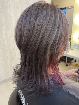 トモズヘアデザイン(Tomo's Hair Design) 【tomos】ミディアムウルフ
