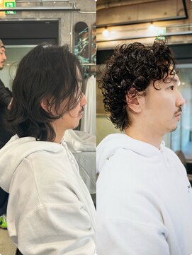 ボンド 三軒茶屋(Bond) メンズロング×ウルフパーマ◎三軒茶屋 RYUKI メンズパーマ