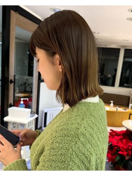 ビファイン 本店(Befine) オリーブベージュ と 結べるボブ★