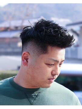 クロイル(men's only salon QULOYLE) フェザーアップ スキンフェード