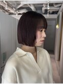 切りっぱなしボブ