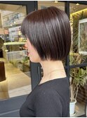 【藤田】アゴラインの大人ショートボブ×髪質改善ストレート