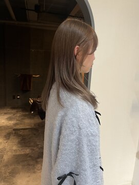 エハプラスマウナ(Eha+MAUNA) ブリーチなしダブルカラーで作るベージュ