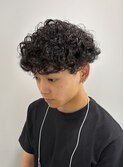 外国人風カーリーパーマ