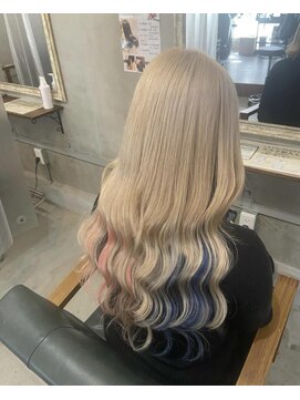 ルフレ 新宿本店2nd(Reflet) ○夏のハイトーンロング