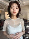 【MINX】似合わせ小顔レイヤーボブウルフ_銀座/髪質改善