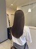 透明感カラー×似合わせカット×潤艶トリートメント　￥11000