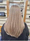 ミルクティーベージュダブルカラーインナーカラーケアブリーチ
