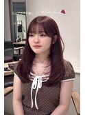 ワインレッドで美白効果+韓国レイヤー！