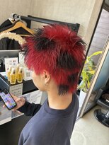 トリコ(ToricO)&nbsp;ワインレッド　ダブルカラー　ハイトーン　ブリーチカラー