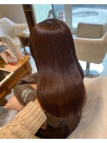 スペックホルダーミミ(Spec Holder mimi)&nbsp;ブラウン×髪質改善ストレート1.24ミディアムレイヤーカット