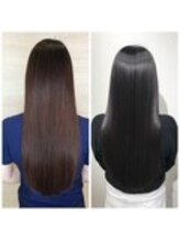 STEP7仕上がりイメージ２実際のお客様での画像【UNIXノクティプラザ溝の口】　【髪質改善トリートメント】