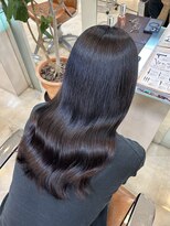 フォルテ 榛原パームス店&nbsp; 大人ガーリーダークアッシュ似合わせカットミディアムレイヤー