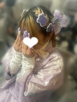 アイビー 新宿(IVY)&nbsp;編み込みハーフアップ