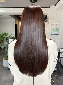 エミュ(emu) 髪質改善/ストレートロング/ダークブラウン