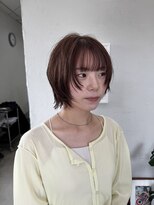 ヘアー バトン(hair vaton) ベージュカラー レイヤーボブ