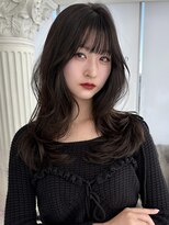 エアー 青山(AIR) 美髪レイヤーカット/顔まわりレイヤー/くびれミディアムレイヤー