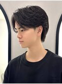 フェザーパーマセンターパート　ニュアンスパーマ