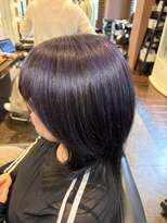 ネイトル(naitre)&nbsp;【大人の白髪ぼかし】艶ラベンダーのアンブレラカラー