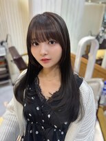 フィーカ(fiica)&nbsp;オリーブグレージュ　ストレートレイヤー