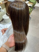 ヘア アンド ビューティ ビーズアモール 春日井神領店(Hair&Beauty B's amor)&nbsp;ハイライトでつくる透明感ベージュブラウン