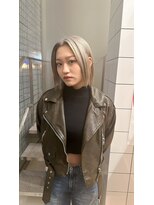 スノッブ(SNOB) 【広島ブリーチ】ハイトーンベージュ×ボブ