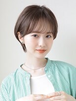 ミーク(meak) 丸顔カバー 前髪ありの丸みショート